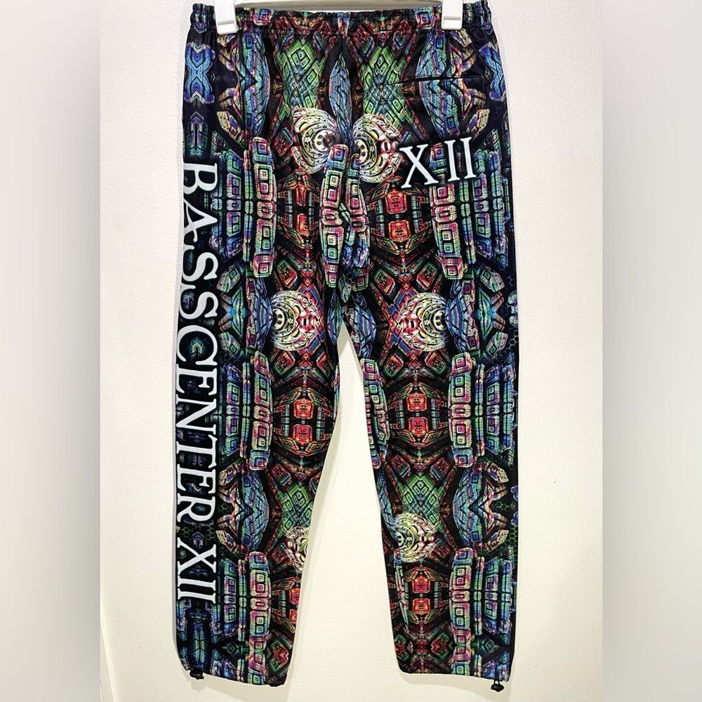 Bass center XII festival sweatpants colorful galaxy print  Adjustable men’s XL - Picture 6 of 8